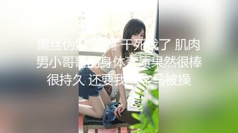 黑丝伪娘 啊啊 干死我了 肌肉男小哥哥的身体素质果然很棒很持久 还要我一字马被操