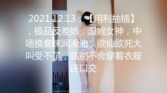 2021.12.13，【用利抽插】，极品反差婊，温婉女神，中场换套抹润滑油，欲仙欲死大叫受不了，临别不舍穿着衣服还口交